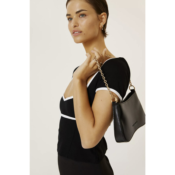 NEW Anthropologie Maeve Sweetheart Ponte Top - Large - Picture 3 of 10